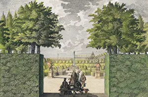 Mirabell: View on Mirabell palace grounds