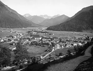 Isar: View of Mittenwald, 1908