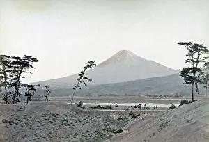 Pump Park Photography: View of Mount Fuji, Japan, circa 1870s