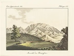 Engraved Plates: View of Mount Parnassus in Greece, 1815