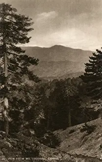 Troodos: View from Mount Troodos, Cyprus