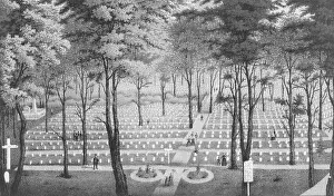 Arlington: View of National Cemetery at Arlington
