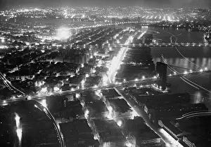 Williamsburg: View of New York at Night, 1934