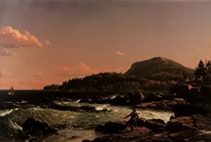 Seashores: View of Newport Mountain, Mount Desert