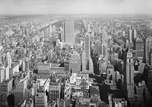 Midtown: View North from NYC's Empire State Building includes