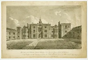 Knole: View of the North West front of the Court of Knole