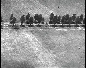 Strafing: View From the Nose Of An Allied Plane Performing