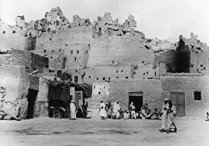 Northwest: View of the oasis town of Siwa, 1942