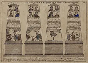 Repeal: A view of the obelisk erected under Liberty-tree in Boston o