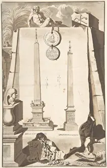Obelisks: A View of Two Obelisks, One in the Vatican and