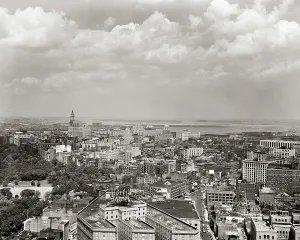 Fst001: View from Old John Hancock Building 1947 Looking