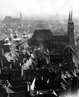 Lorenz: View of the old town of Nuremberg 1938