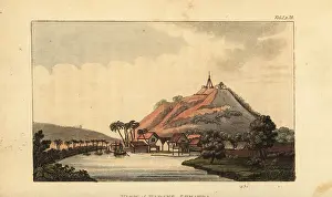 Shoberl: View of Padang, Sumatra, Indonesia