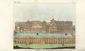 Pons: View of Palace of the Caesars, Rome