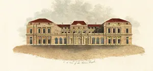 Colonnades: A view of the Palais-Royal, Paris, 1800