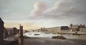 Nesle: View of Paris, 17th century Dutch School