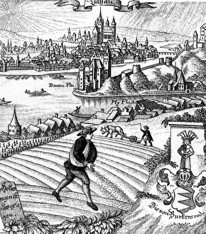 Plough: View of Passau, 1798