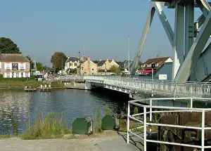 Orne: View of Pegasus Bridge, Gondree Cafs & gun pit