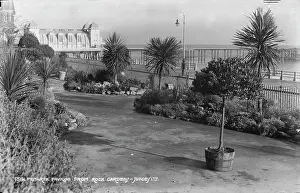 Vale: View of Penarth Pavilion from the Rock Garden