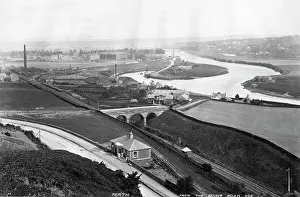 Kinross: View of Perth, Scotland from the Edinburgh Road