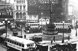 Roundabout: View of Piccadilly Circus, London