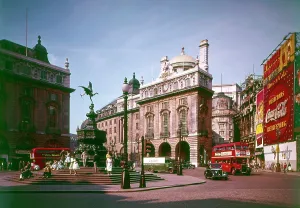 Piccadilly: View of Piccadilly Circus, London