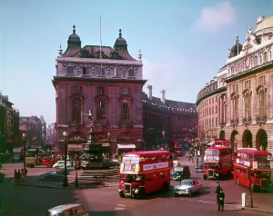 Piccadilly: View of Piccadilly Circus, London