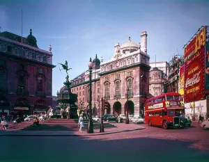 Piccadilly: View of Piccadilly Circus, London