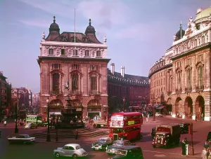 Piccadilly: View of Piccadilly Circus, London