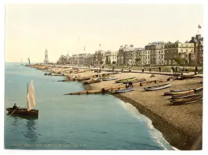 Herne: View from the pier, N.W. Herne Bay, England