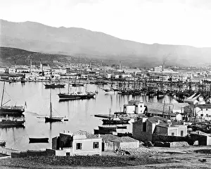 Piraeus: View of Piraeus harbour, Greece