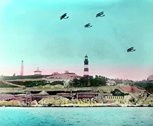 Batten: A view of Plymouth Hoe from the sea