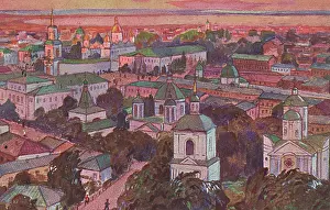 Podilskyi: View of Podol, Kiev, Ukraine