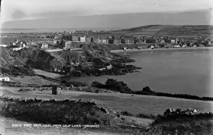Links: View of Port Erin from Golf Links