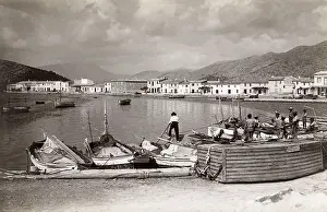 Pollensa: View of the port of Pollensa, Majorca, Spain