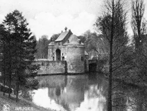 Brugge: View of the Porte Marechale, Bruges, Belgium