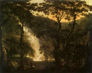 1750s: A View of Powerscourt Waterfall