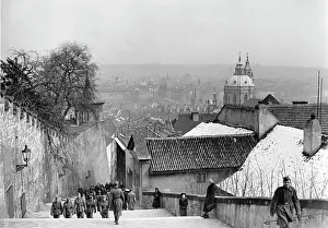 Hrad: View from the Prague Castle on the city