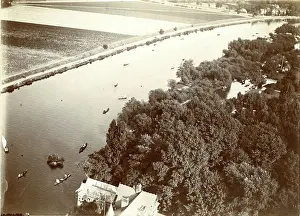 Teddington: View from precision balloon taken at Teddington from an