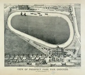 Gravesend: View of Prospect Park fair grounds, at Gravesend, L.I