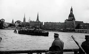 Occupying: View of Riga, 1917