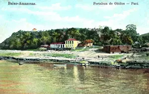 Para: View of the River Amazon at Obidos, Para, Brazil