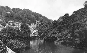 Derwent: View of River Derwent at Matlock Bath, Derbyshire