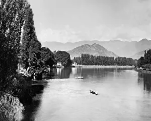 Jhelum: View of River Jhelum, India