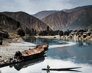 Jhelum: View of River Jhelum, India