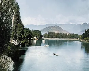 Jhelum: View of River Jhelum, India