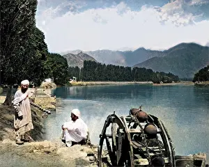 Jhelum: View of River Jhelum, India