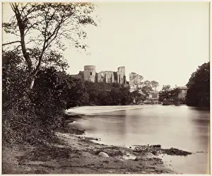 Mudd: View down the River Tees towards the ruins of Barnard Castle