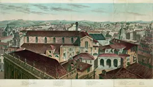 Cecilia: View of Rome, including the Forum, the Temple of Jupiter Sla