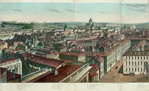 Palce: View of Rome, including the Roman College, Sa. Maria del Mir